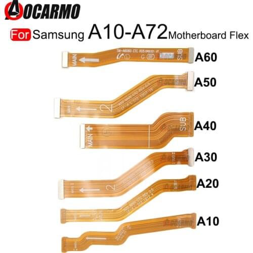 20Pcs/Lot Main Board Motherboard Connector Flex Cable For Samsung Galaxy A10 A20 A30 A40 A50 A60 Replacement Parts