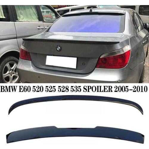For BMW E60 Spoiler High Quality ABS material Car Rear Wing SpoilerS For BMW E60 M5 520 525 528 535 Spoiler 2005-2010