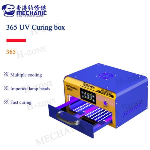 MECHANIC LV60 LED cold light source UV curing box mobile phone repair shadowless glue OCA bonding oven curved screen repair