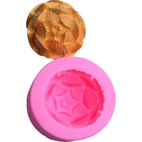 Three-dimensional lotus lotus flower handmade soap silicone mold cake decoration DIY fondant car decoration plaster mold