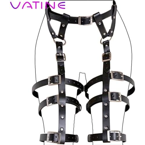 VATINE Flirt Clothes PU Leather Sex Toys for Woman Bondage Gear Erotic Fetish Adult Games