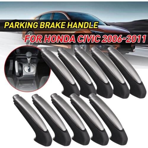 Auto Brake Handle Protector Handbrake Grips Handle Grip Covers for Honda for Civic 2006 2007 2008 2009 2010 2011 47115-SNA-A82ZA