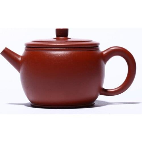 Famous Yixing Purple Clay Teapot Handmade Teapot Raw Ore Wrinkled Skin Zhuni Giant Wheel Beads Household Teapot Chinese Tea Set