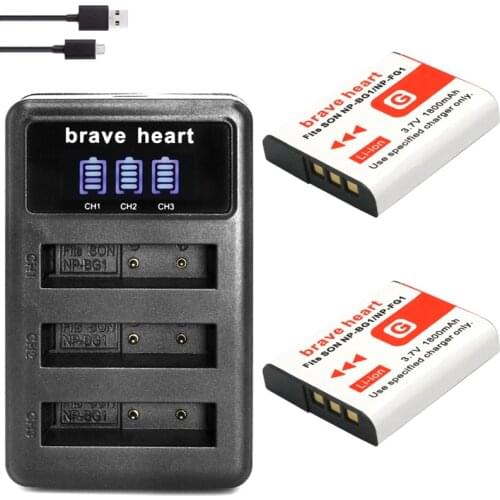 3lots charger + NP-BG1 NP BG1 FG1 NP-FG1 Battery for SONY Cyber-shot DSC-H3 DSC-H7 DSC-H9 DSC-H10 DSC-H20 DSC-H50 DSC-H55