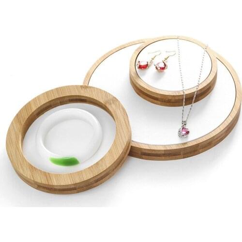 3 Layer Round Jewelry Display Stand Bracelet Chain Watch Holder Rack Jewelry Display Organizer Stand