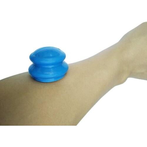 4pcs Cup Rubber Cupping Body Massage Health Care Tool Therapy Helper Suction Treatment Anti Cellulite Slimming Clearing Damp