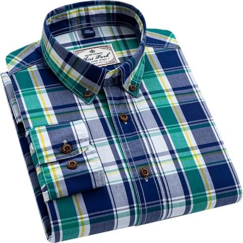 AOLIWEN Men's Cotton Shirts