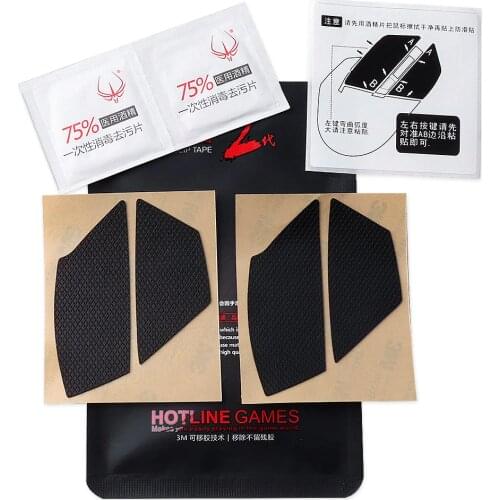 1 pack Hotline Games mouse Anti-slip Tape skidproof sweatproof paster for Razer Basilisk Ultimate / X Hyperspeed wireless mouse