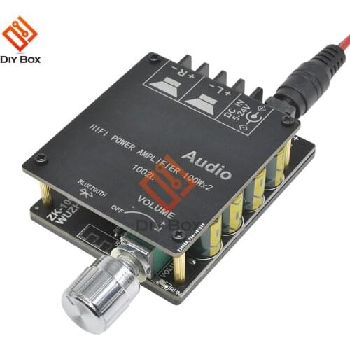 Mini Wireless Bluetooth 5.0 Digital power Amplifier Board module 100Wx2 High Power Stereo Amp For Speakers Amplificador diy kit