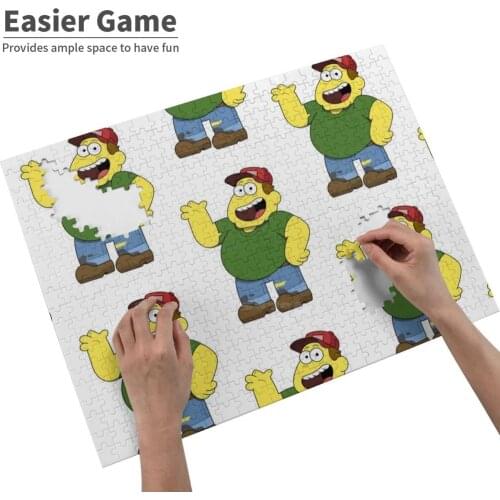 Big City Greens Bill Green Dad Jigsaw Puzzle Game Wooden Toys Assembling Picture Games Toys Cricket Green Big City Greens Green