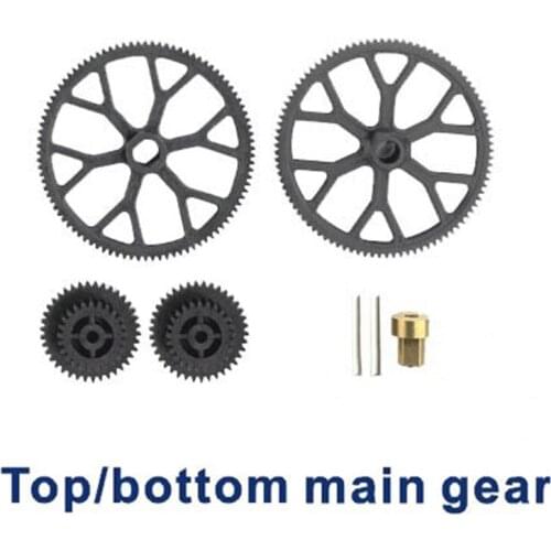 Wholesale Double Horse 9101 DH9101 RC Helicopter Spare Parts Top/bottom main gear A&B Free Shipping