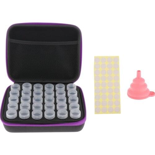 EVA Storage Box 30 Slot / 60 Slot Diamond Painting Storage Case Tool Diamond Painting Bag Beads Organizer Accessories