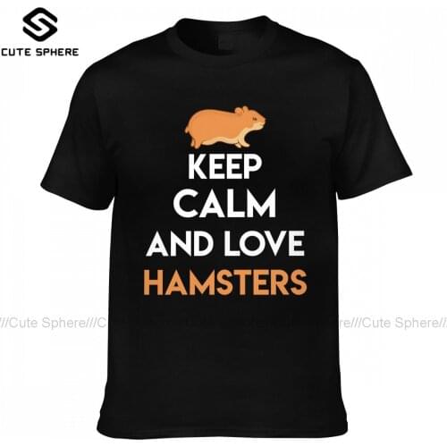 Hamster Tee Shirt Funny Short Sleeve Cotton T Shirt Summer Print Tshirt Oversize Man