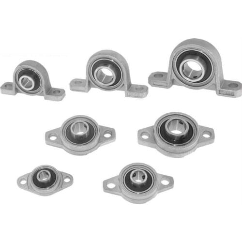 KP08 KFL08 T8 Lead Screw Support Diameter 8mm Zinc Alloy Bore Ball Bearing Pillow Block Mounted For T8 Lead Screw Shaft Collar