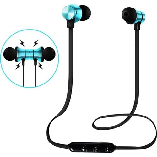 Magnetic Wireless bluetooth Earphone XT11 music headset Phone Neckband sport Earbuds Earphone with Mic For iPhone Samsung