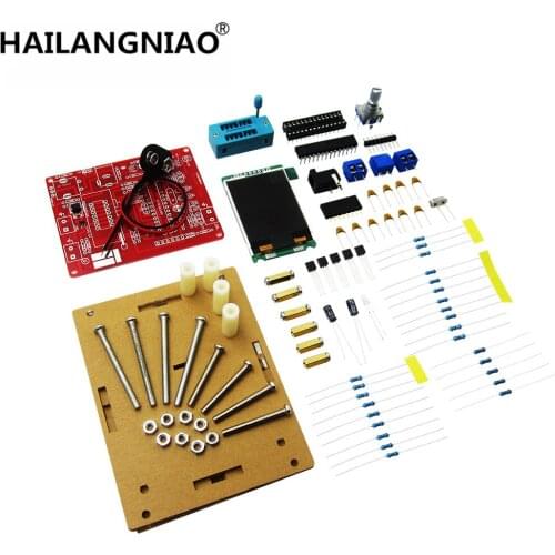 Multifunctional Tester GM328 Transistor Tester Diode Capacitance ESR Meter PWM Square Wave Signal Generator with case