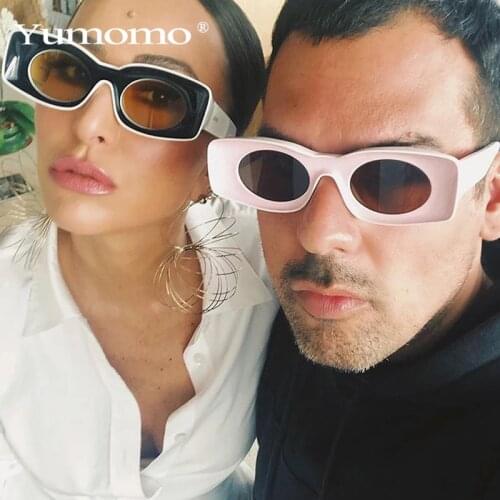 2020 Fashion Candy Color Square Snglasses For Women Men Luxury Brand Couple Sun Glasses Female Retro Hip Hop Shades UV400