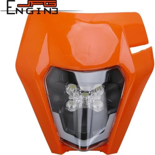 Motorcycle NEW LED Headlight Headlamp Head Lamp For KTM Husqvarna EXC XCF XCW TE TC FE 125 250 300 350 450 530 690 SMR Six Days