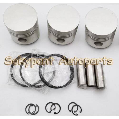 New STD 3AD1 Cylinder Piston And Piston Ring Kit For Isu-zu ISU Excavator Engine