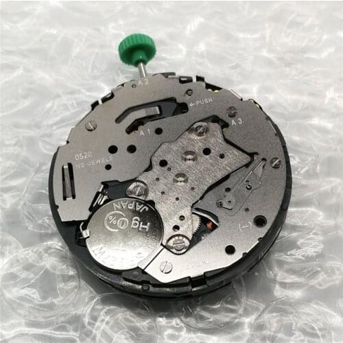 Original For Miyota OS20 Quartz Movement Date at 4.5' Date at 6' Watch Repair Parts Accessories with battery adjusting stem