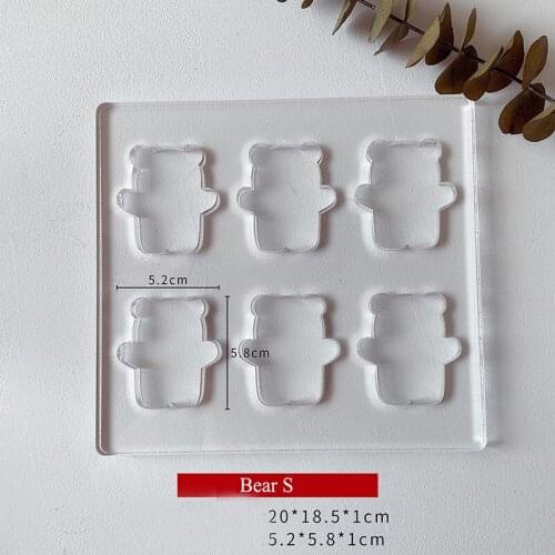 Clear Polycarbonate Dacquoise Cake Mold Oval Round Sharped Dakovaz Macaron Mould Cake Decorating Tool Bakeware