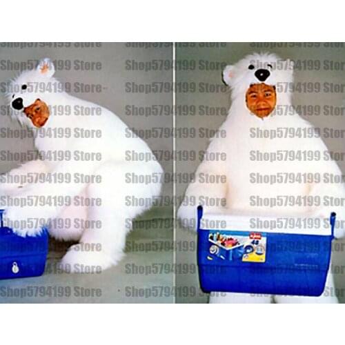 Polar Bear furry Mascot Costume Fursuit Cosplay Animal Party Fancy Dress Carnival Birthday Gift