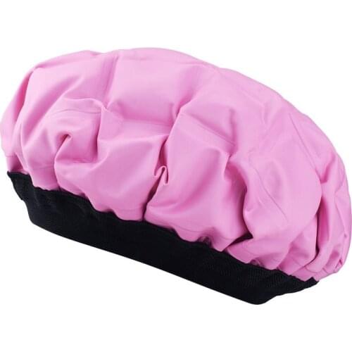 Random Color Heating Cap Dyed Hair Oil Cap Hot Cold Dual Use Hat Hair Care Cap Cordless Heated Deep Conditioning Cap