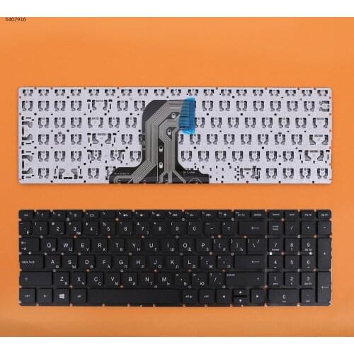 Russian Version New Keyboard for HP Pavilion 15-AC 15-AF 250 G4 255 G4 BLACK Without FRAME Without Foil