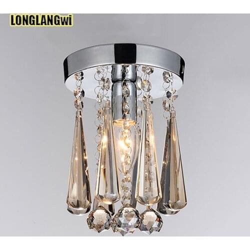 Modern LED crystal chandelier light Indoor Lightings Led crystal entrance lamp