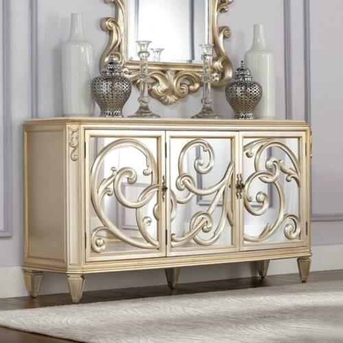 Antique wooden European Living Room Locker wine Cabinet for Sale xqd002