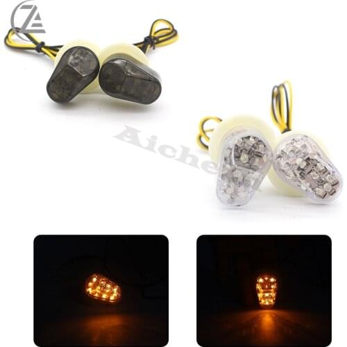 ACZ Motorcycle LED Turn Signals Light Blinker Indicator Flashers For Yamaha YZF R1 R6 R6S FZIS FAZER1000 FZ6S FAZER600 XJ6 FZ8