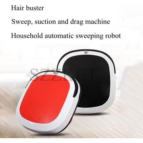 1PC Sweeping robot Intelligent robot vacuum cleaner Dry and wet Silent Low decibel English version Automatic Clean robot