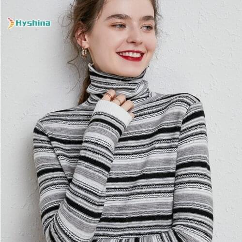 Striped Sweater for Women Large Size