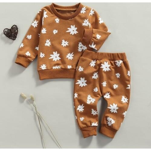 Newborn Baby Boy Girl Clothes Aunties Print Bodysuits 3Pcs Camouflage Pants+Hats Romper Set