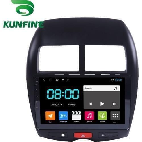 Octa Core 1024*600 Android 10.0 Car DVD GPS Navigation Player Deckless Car Stereo for Mitsubishi ASX 2010-2019 Headunit Radio