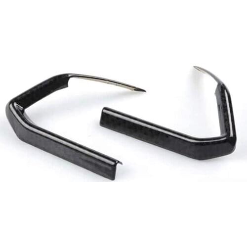 Car Accessories, Carbon Fiber Interior Steering Wheel Button Sequin Decorative Cover, for Mazda 3 6 Cx-4 Cx-5 CX-9