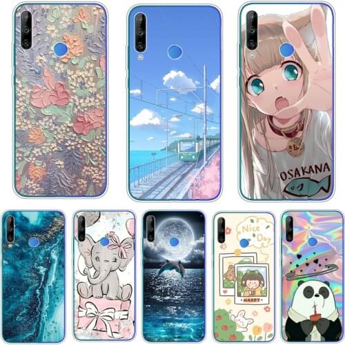 For HONOR 9C Case 6.39" Soft Tpu silicon Phone Cover for Huawei Honor 9C 9 C AKA-L29 Coque Bumper Protective fundas