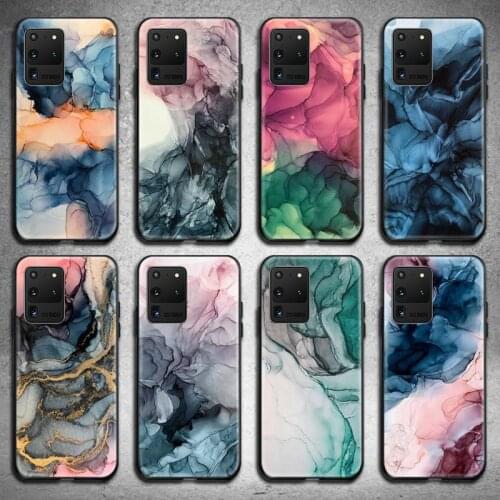 HOTCASHOP Fashion Painted Protective Phone Case for Samsung S20 plus Ultra S6 S7 edge S8 S9 plus S10 5G lite 2020