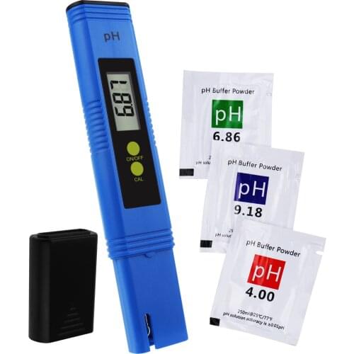 Digital Pen type pH Meter Water Quality Liquid Acidity Tester 0.01pH Accuracy for Laboratory, Household Water, Spa, Pool