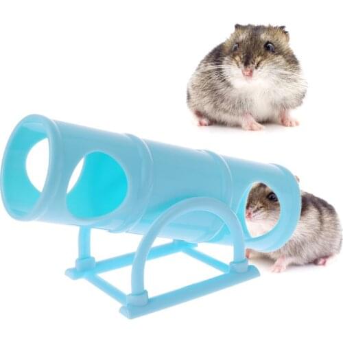 Hamster Exercise Toy Seesaw Sports Cage House Rat Mouse Play Tunnel Tube