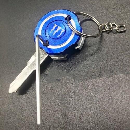 Creative keys cover Aluminium alloy Key embryo motorcycle key head car decoration Motorcycle modification Parts accessories