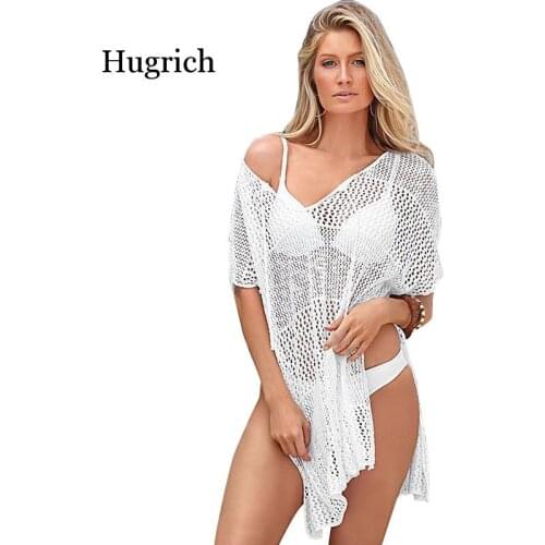 Swimsuit Smock Beach Knitted V-Neck Loose Sun Proof Suit Women Euramerican Bikini