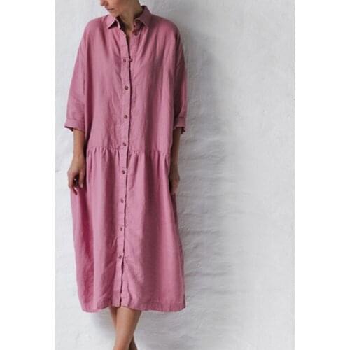 LEOSOXS Fashionable Shirt Dresses