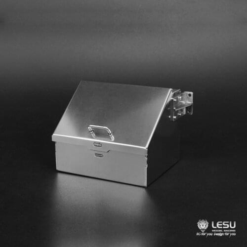 LESU Metal Toolbox for TAMIYA 1/14 RC MAN Tractor Truck Dumper Scania MAN Benz Scale Model Car