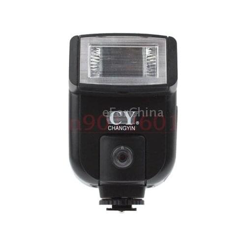 CY-20 CY20 Small mini Hot Shoe Flash with PC Sync Port For 600D 650D 700D 200D 200DII 1300D 1500D 5D3 5DD 6D 7D2 7D 1DX 1DX2
