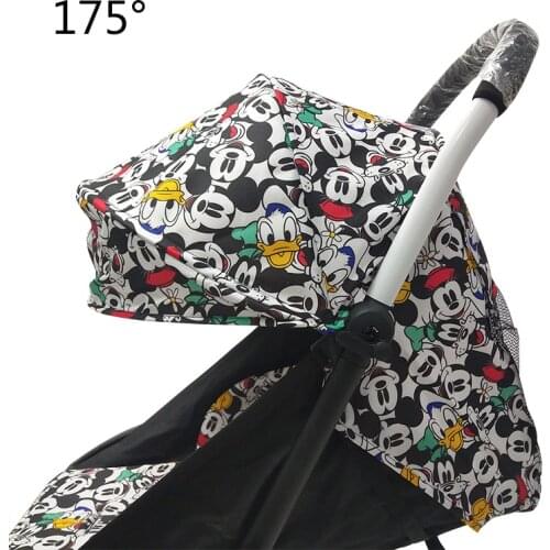 175 Degrees Stroller Accessories for Baby Yoya Babyzen Yoyo Seat Liners Sun Shade Cover Baby Throne Time Pram Hood Cushion Pad