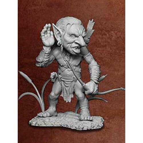 Unassambled 1/32 54mm ancient warrior man fantasy Resin figure miniature model kits Unpainted