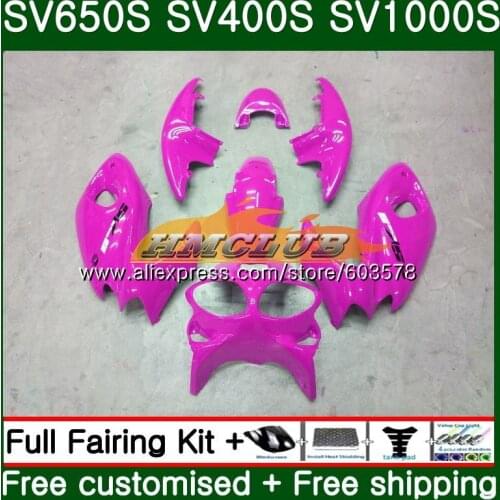 SV400S For SUZUKI SV650S SV1000S 98 99 00 01 02 23CL.16 Rose pink SV 650S 400S SV650 SV400 S 1998 1999 2000 2001 2002 Fairing