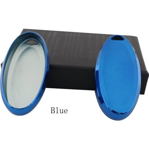 Blue Protective TPU key Case Shell Cover for Nissan 370Z Altima Cube GT-R Infiniti