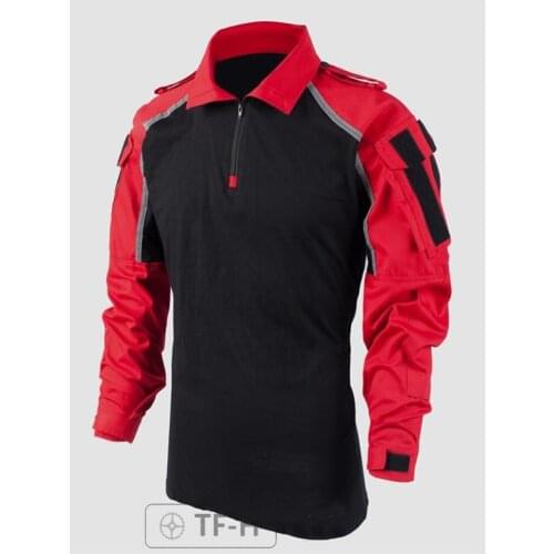 Tactical Training Uniform Shirt Combat Instructor Frog Uniform Shooting Range With Reflective Strips Safety Officer Rescue Team